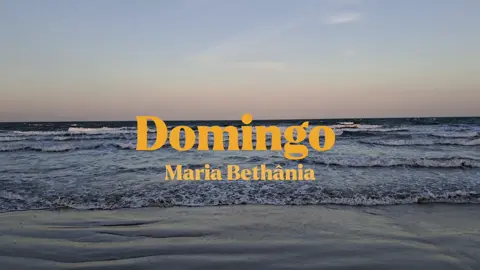 Domingo- Maria Bethânia Domingo eu choro Domingo eu sofro..  #fyp #songs #paratii #domingo #praia 