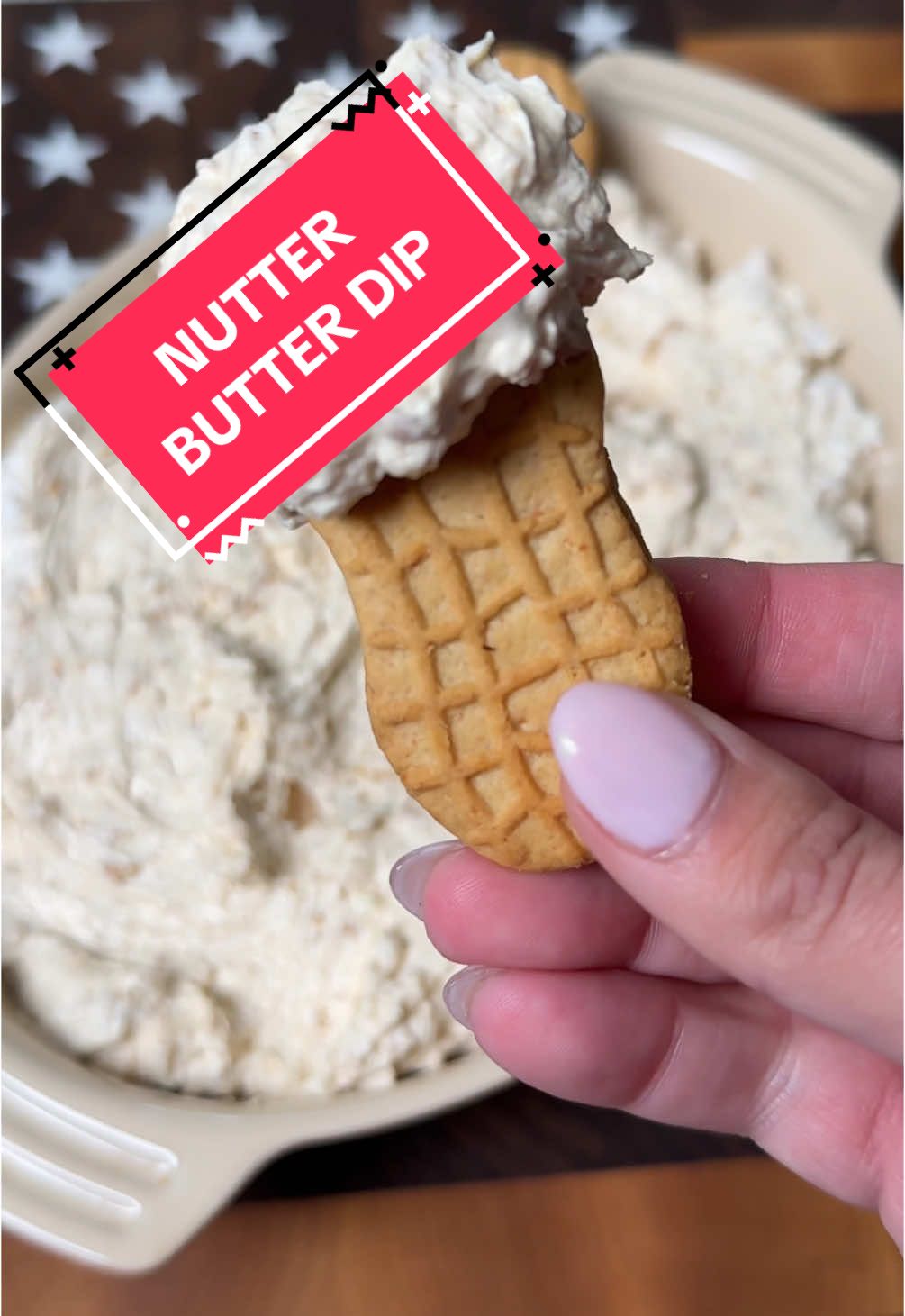 Have you ever tried Nutter Butter Dip?? 🥜 #nutterbutter #gameday #diprecipe #dessert  