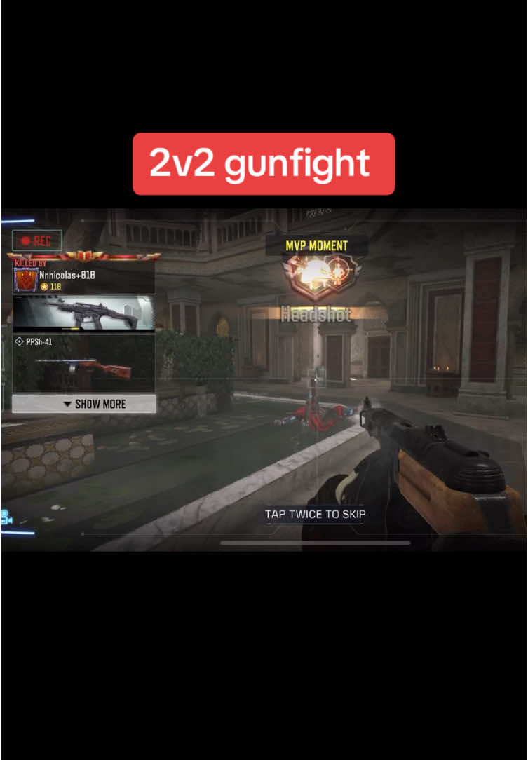 Cod 2v2 gunfight mvp#cod #callofduty #goviral #fyp #edit 