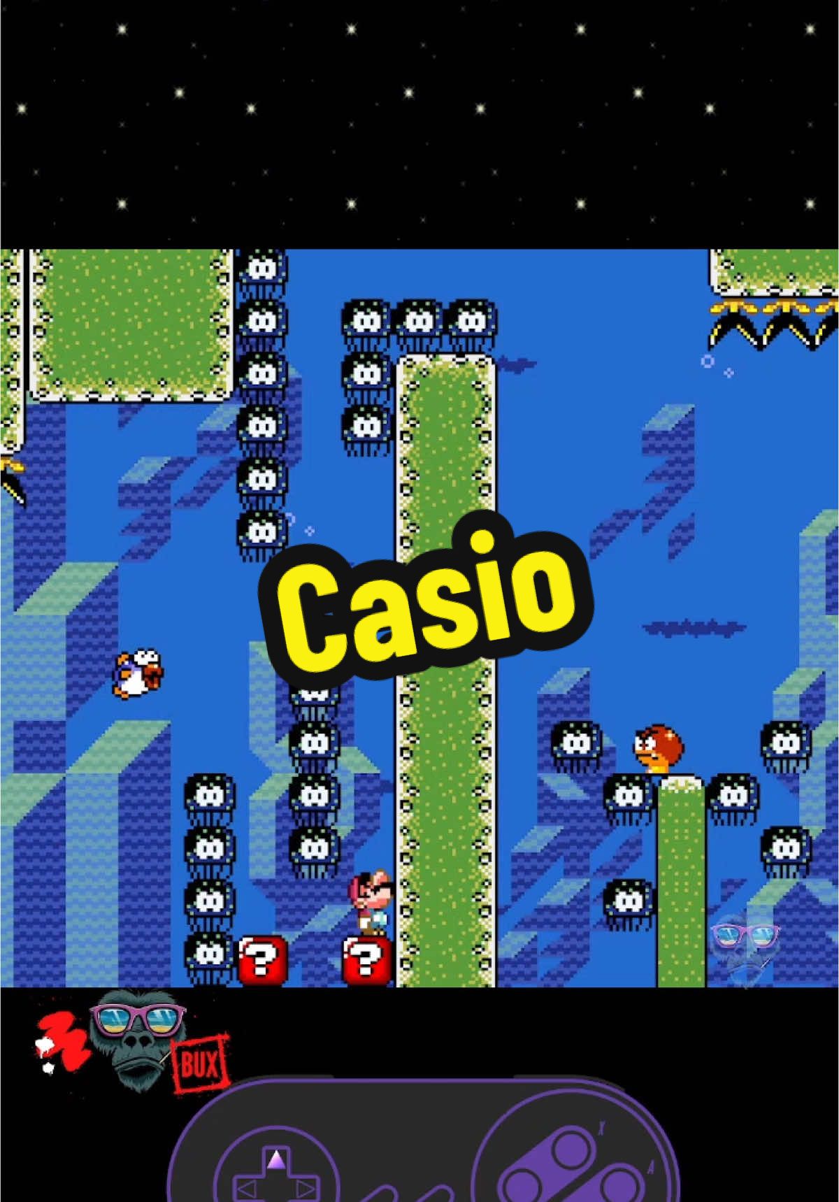 “Love in the time of Lexapro” from the phenomenal hack Casio by Wyatt #smwkaizo #bux88 #romhack #supermarioworld #retro #kaizo #buxretrogaming 