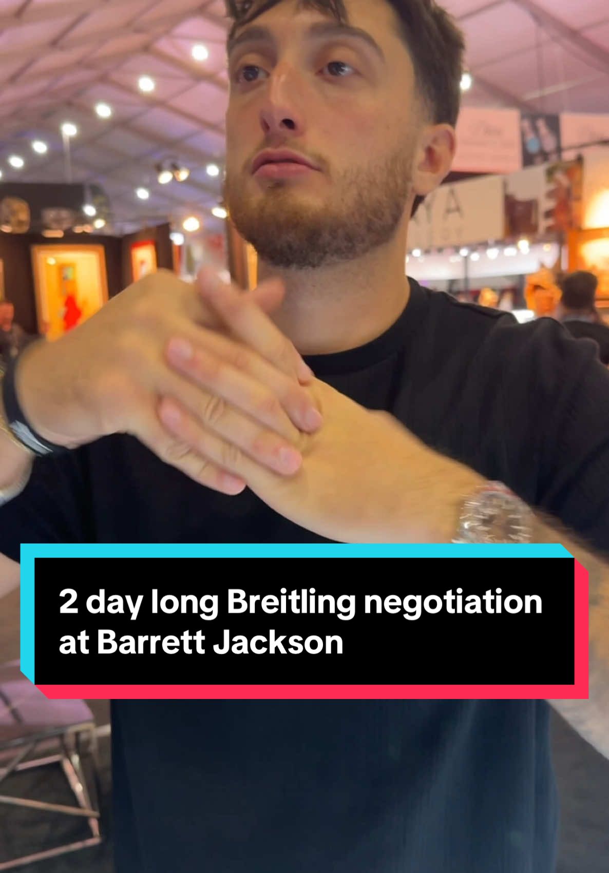 They say good things take time, in this case it took 2 days to close a deal for this Breitling timepiece to a customer at Barrett Jackson. Did all parties win in the end? Lets find out. #rolex #watches #luxury #business #entrepreneur #foryou 