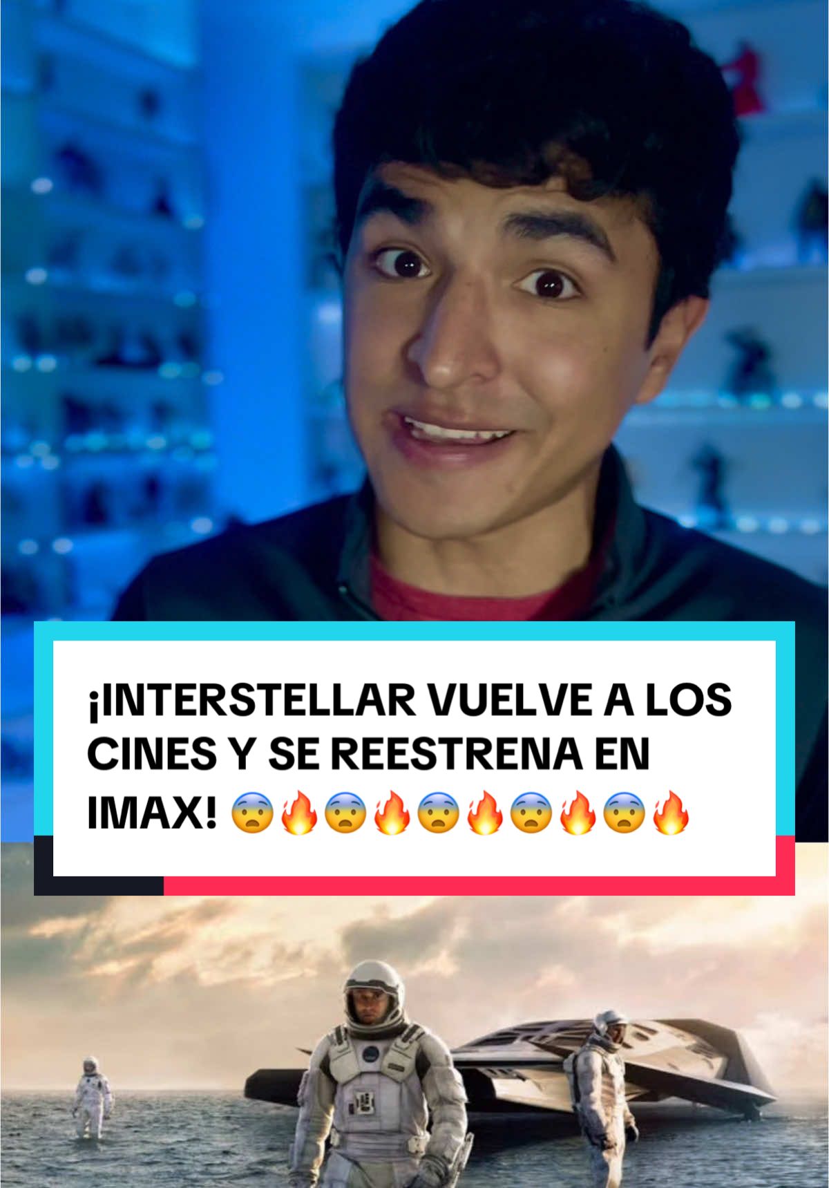 ¡INTERSTELLAR VUELVE AL CINE! 😨 #interstellar #interstellarreestreno #interestelar #interestelarreestreno #peliculas #cine #movie #fyp #aycarloscamacho #SabiasQue #datos #dato #cooper #murphy #reestreno #imax 