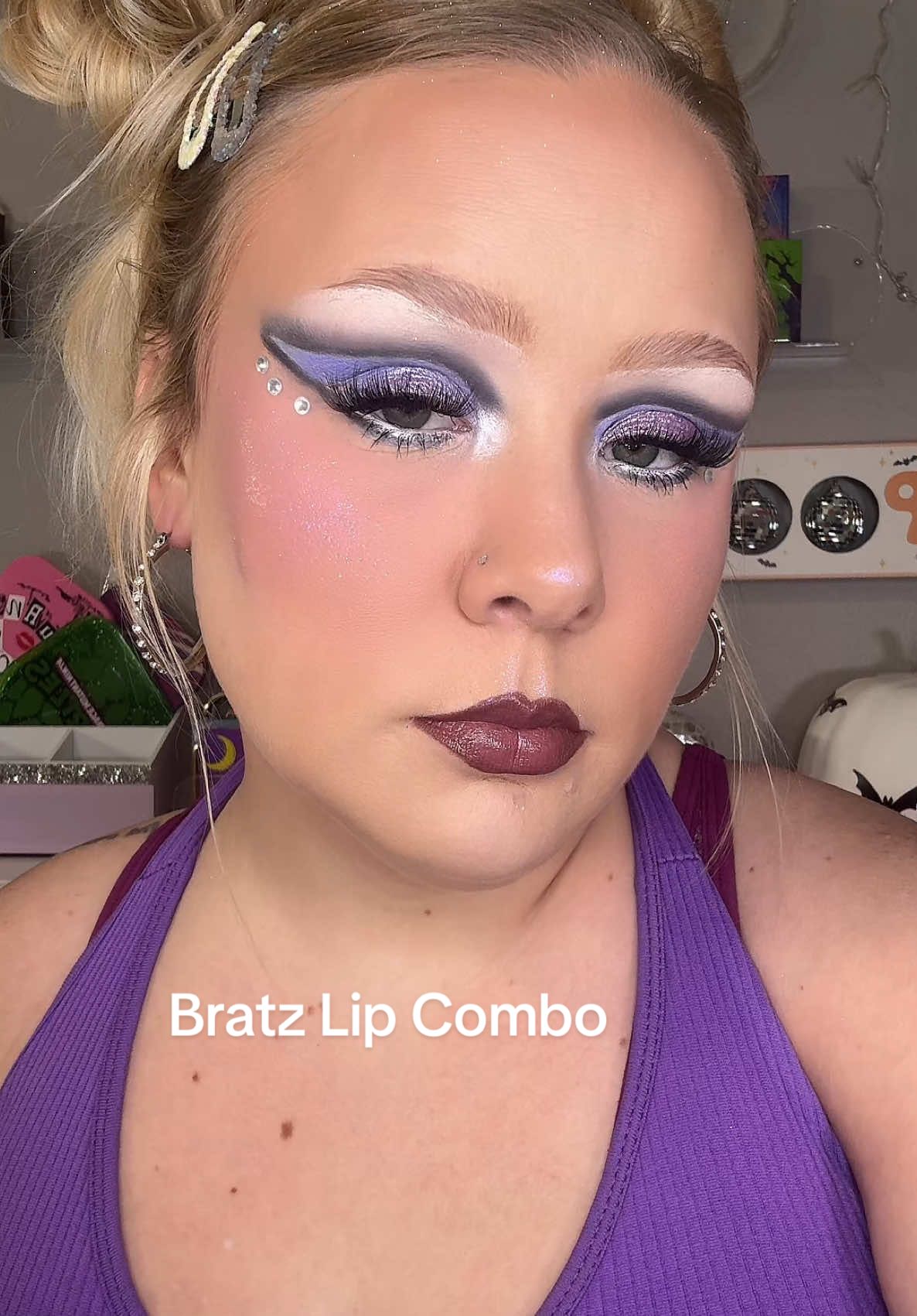 LOVE this lip combo using the Yasmin Lip Kit from the @ColourPop Cosmetics BRATZ Collection 💕✨ #bratz #lipcombo #lipstick #makeup #colourpop 