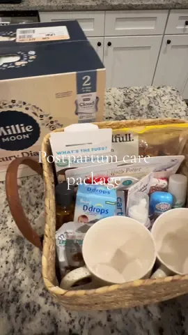 Is there something else I should add?! Every mama deserves special treatment after birthing a whole baby 🥰 #postpartum #carepackage #giftbasket #targetfinds #target #targethaul #newborn 