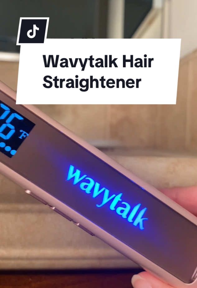 Say goodbye to frizz and hello to sleek, straight hair! #wavytalk #falldealsforyou #hairtools #straighthair @wavytalkofficial 