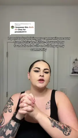 Replying to @JUSTJeemmz🤍 I learned at an early age what it means to be a part of a community. I remember that if people came to my house, they always left with something because we never wanted anyone to go without. Now, as an adult, I don’t know any different. I say this so often but it’s true. I get so shocked people aren’t doing more for their community or friends because that’s just never been how I was taught. I encourage everyone to do some communtiy work, even if that’s just offering a helping hand to a neighbor or friend. 🩷 #community #communityevent #communitymember #volunteering #donating #hurricanemilton #florida 