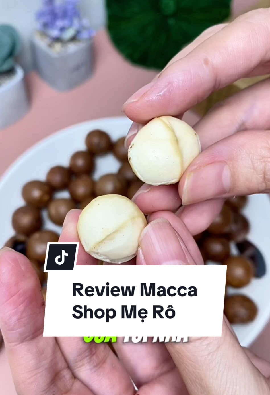 Tết này nhà tui có Macca #macca #shopmero #ancungtiktok #foodreview #tet2025 #hatmacca 