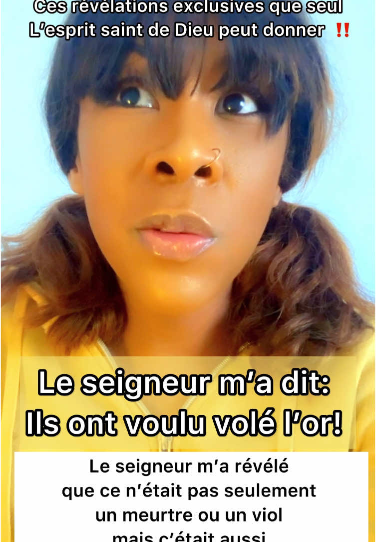 ✨Quand c’est plus toi qui parle mais l’esprit de Dieu en toi qui a pris le contrôle…. Si t’as qu’une seule parole a retenir de cette video 💛 protégez vos trésors… protégez votre or 👑🔐 #or #cestdeloralinterieurdetoi #revelationprophetique #alexandradisparition #alexandradeces #alexandramartinediengolunbayi #revelationsprophetiques #prophete #prophecie #dieumadonneunevision #vision #laveritevientdedieu 