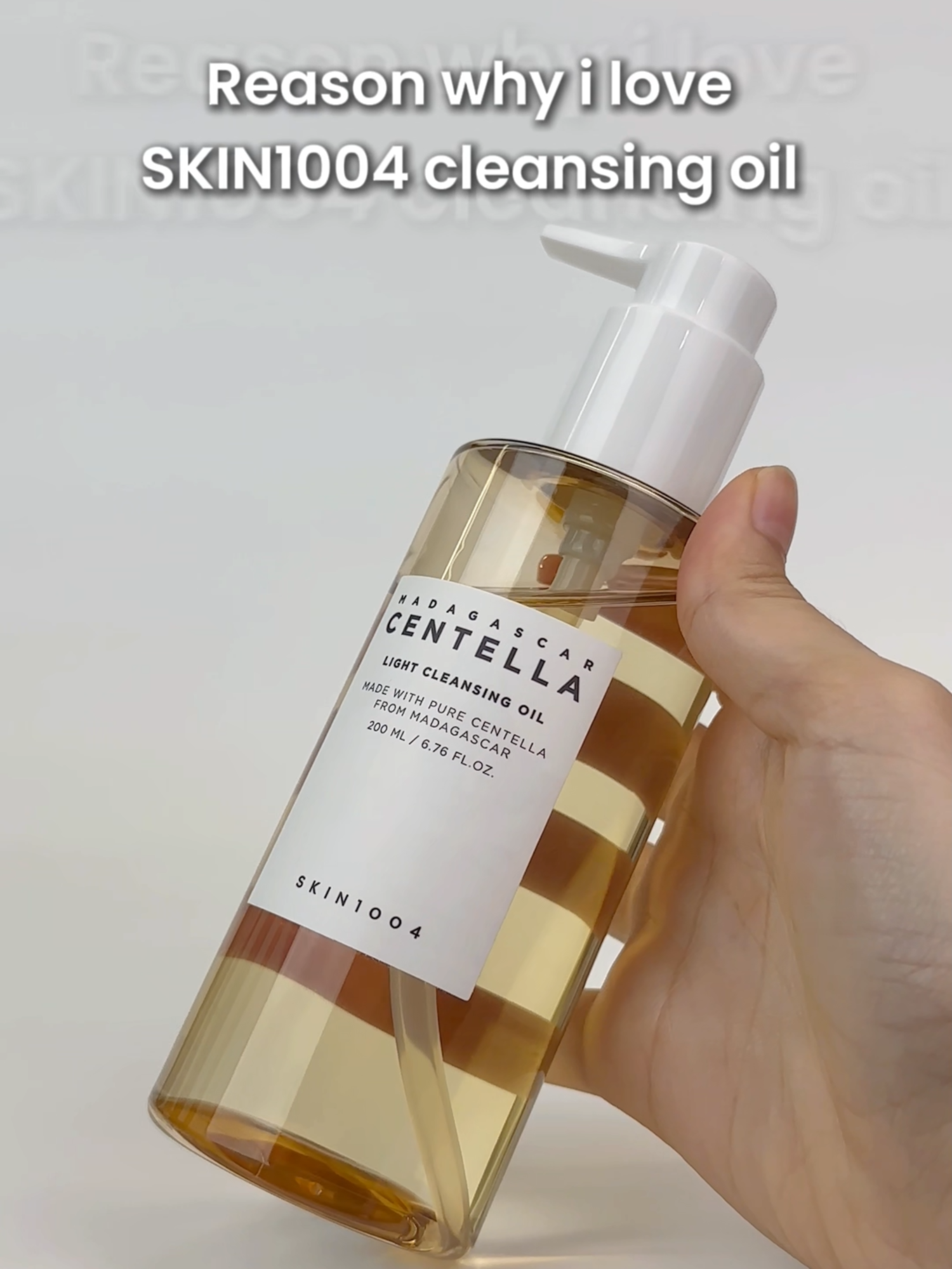 Reason whi i love SKIN1004 soooooo much ! #SKIN1004 #skin1004malaysia #cleansingoil #centella