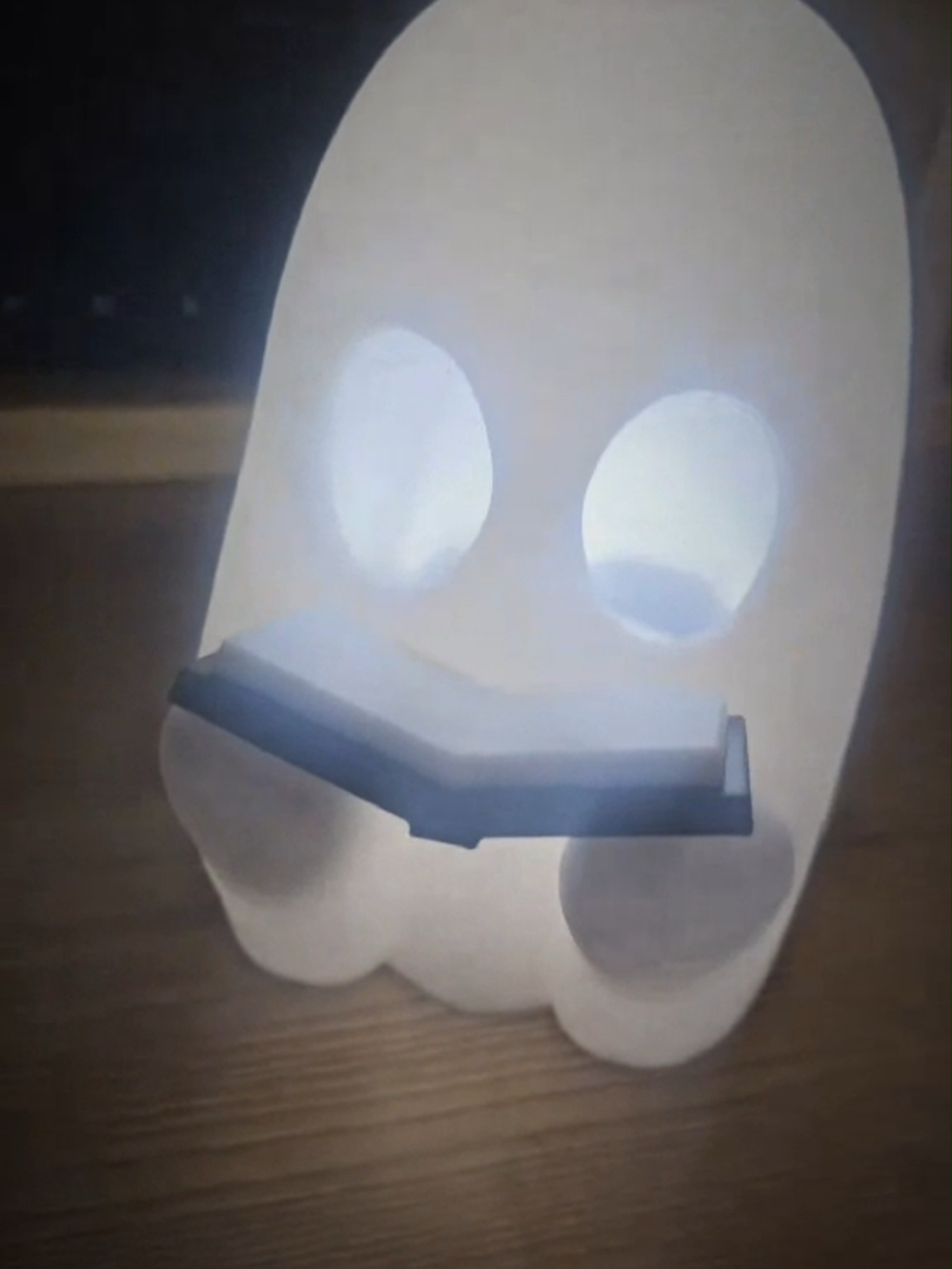 Boo-bary lamp.  Isn't she adorable?!  #library #reading #books #ghost #boo