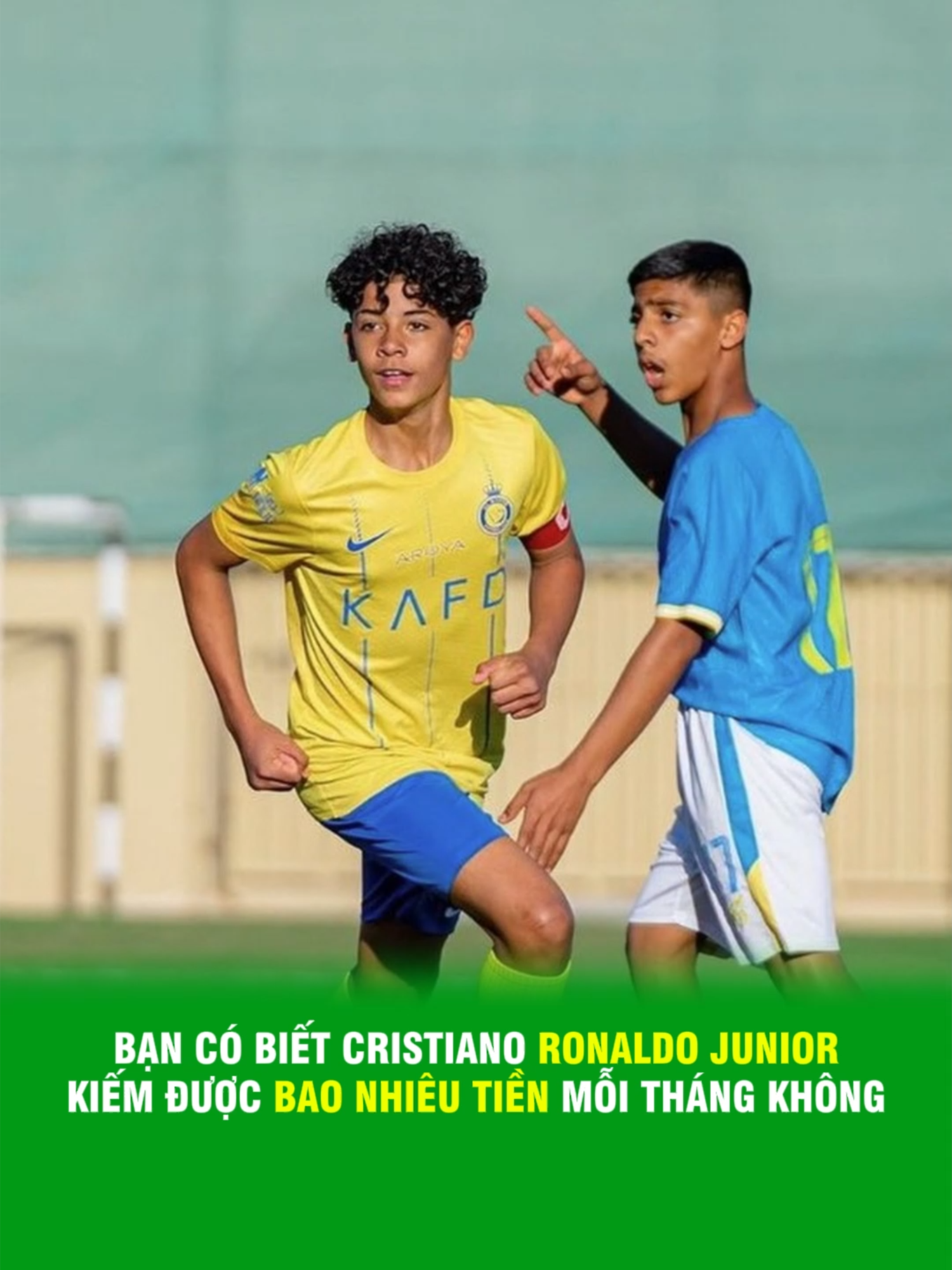 Bạn có biết Cristiano Ronaldo junior kiếm được bao nhiêu tiền mỗi tháng không