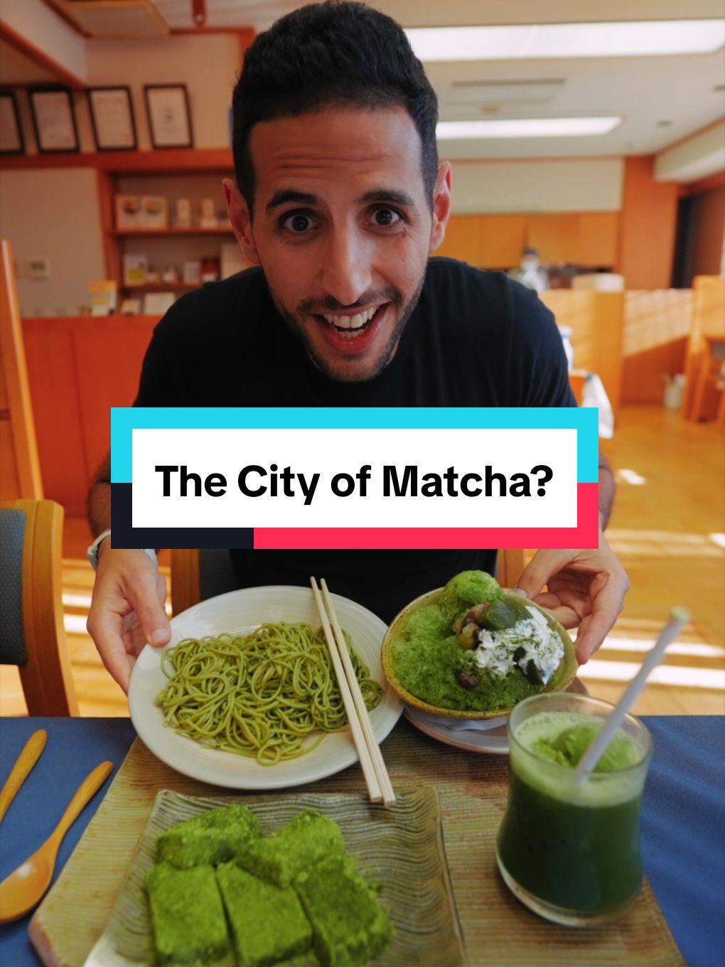 The city of Matcha?  Matcha is my favorite thing in the world, and I was really excited to visit the HQ of Matcha here in Japan….