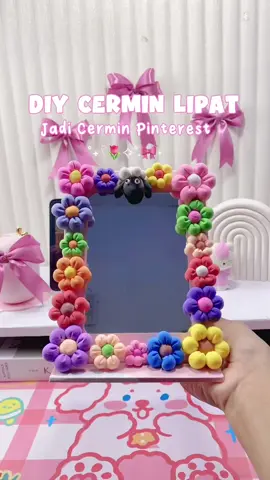 Cermin Lipat Jadi Cermin Pinterest Pake Clay#claymainan #clay #cerminlipat #cerminlipatlucu #cerminaesthetic #cerminkecil 