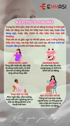 Thai ít máy có thể do bé ngủ hoặc là tín hiệu thai máy bất thường cần thăm khám, mẹ hãy thử vài cách kích thích sau trước khi ghé bs nhé. #emmasivn #mebauthongthai #thaikyhoemanh #thaimaybatthuong #thaimay #thainhicudong #luuthai #thailuu