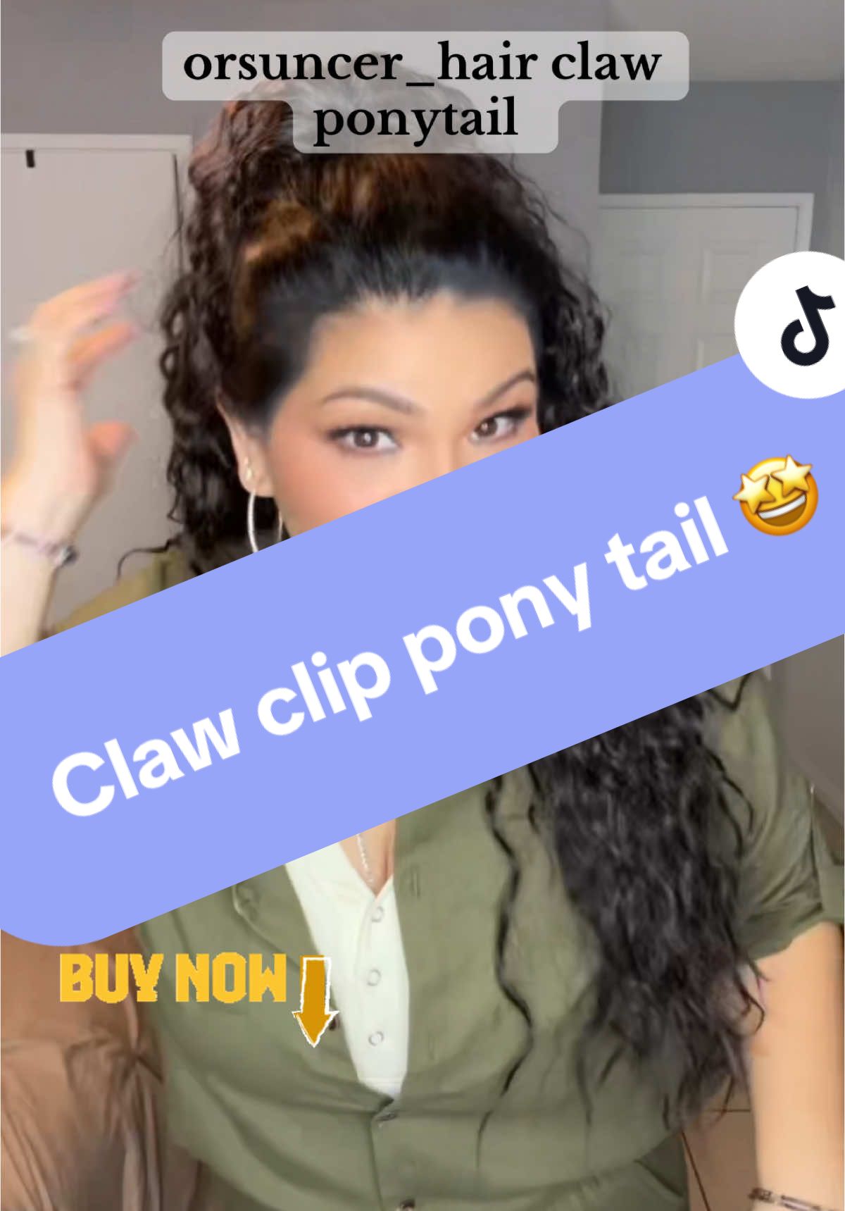 perfect for those days you don’t want to do your hair, They are so soft & easy to put on! On sale for $23 and  free shipping!  @orsuncer_hair #dealsforyoudays #TikTokShopFallSale   #clawcliphairstyles #hairextensions #clawhairextension #curlyhairextensions #lazyday  #hair #hairtok #hairstyle #curlypony #ponytail