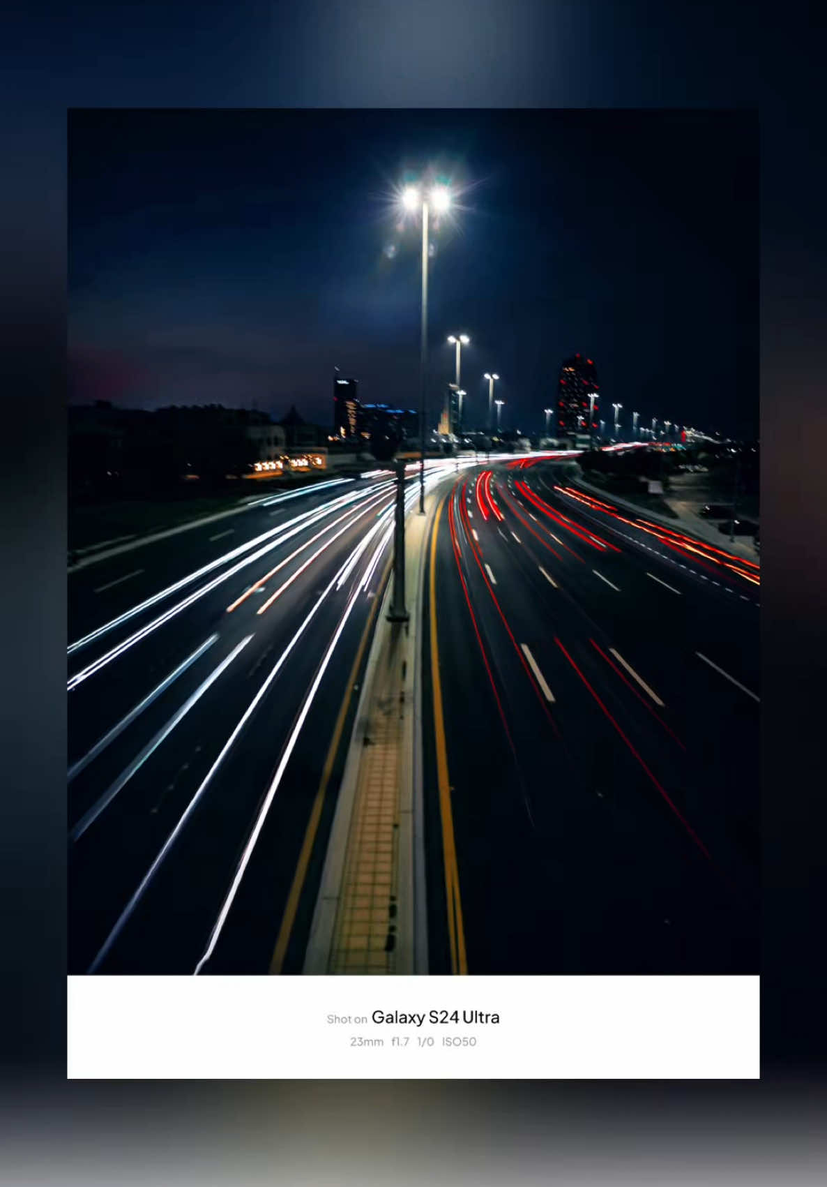 “Capturing light, motion, and everything in between with the Samsung S24 Ultra 🌌✨ Mastering long exposure using Expert RAW—because every shot tells a story. #LongExposure #ExpertRAW #SamsungS24Ultra #MobilePhotographyMagic #LightPainting”