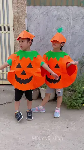 Bộ bí ngô Halloween cho bé #minhvushop #dochoi #dochoitreem #hoatrang #halloween #hallowen 