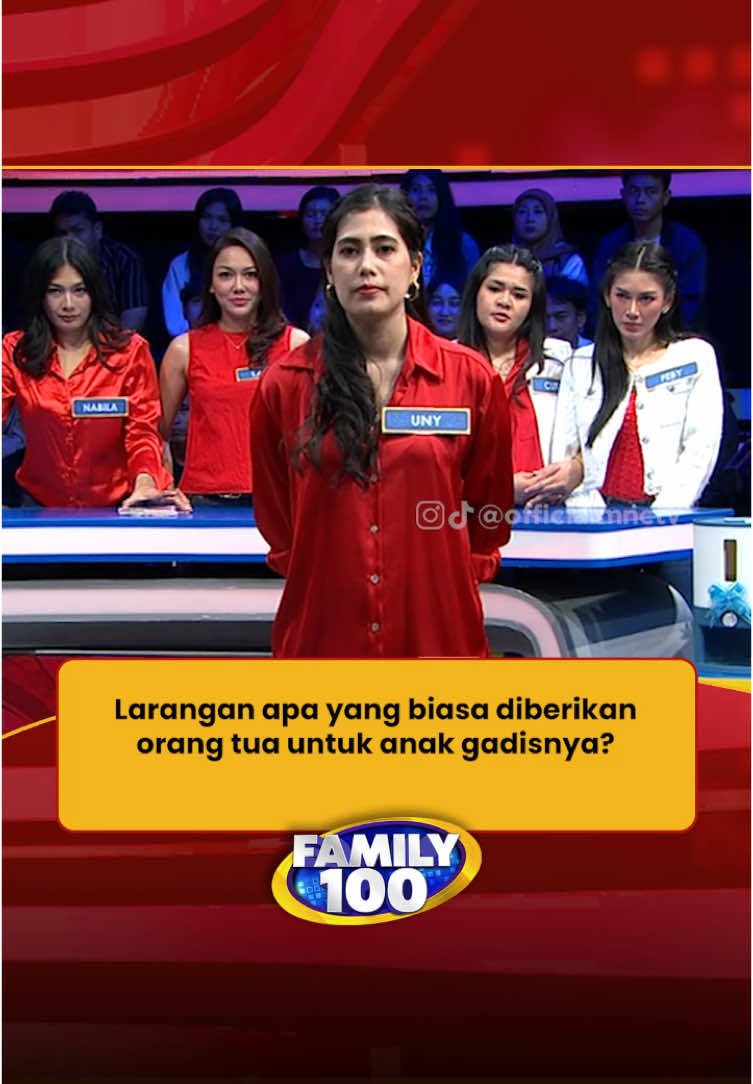 Wadaw... bakalan viral nih! Siap-siap masuk Family 100 Core yaaa. 😜 #Family100 #Family100MNCTV #Family100Indonesia 