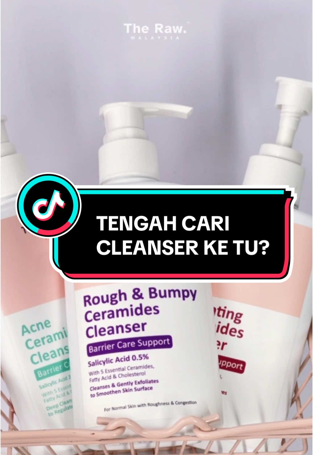 Nak beli cleanser? Tapi taktahu nak pilih mana? akak chenta dah tolong ni korang join live cepat tau ‼️ ##tipsskincare##therawskincare##therawmalaysia##therawskin##therawkulitsihat##skincareroutine##skincareviral##adibahtheraw##atiqtheraw##fypシ##ubatjerawatpink##tanyatheraw##therawdihatimu#Tipsskincare