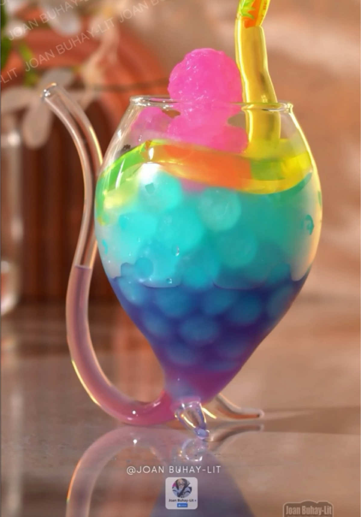 Easy Colorful Layered Drink Recipe You’ll Love ASMR #refreshingdrink #homecafe #asmr #EasyRecipe 