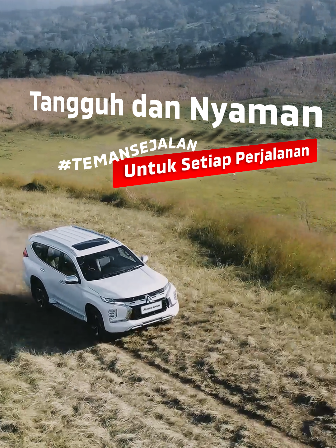 Explore every terrain with confidence and style. 🌄✨   New Pajero Sport hadir untuk membuat perjalananmu nyaman di berbagai medan.   Siap untuk petualangan berikutnya bersama #TemanSejalan?    #MitsubishiMotors