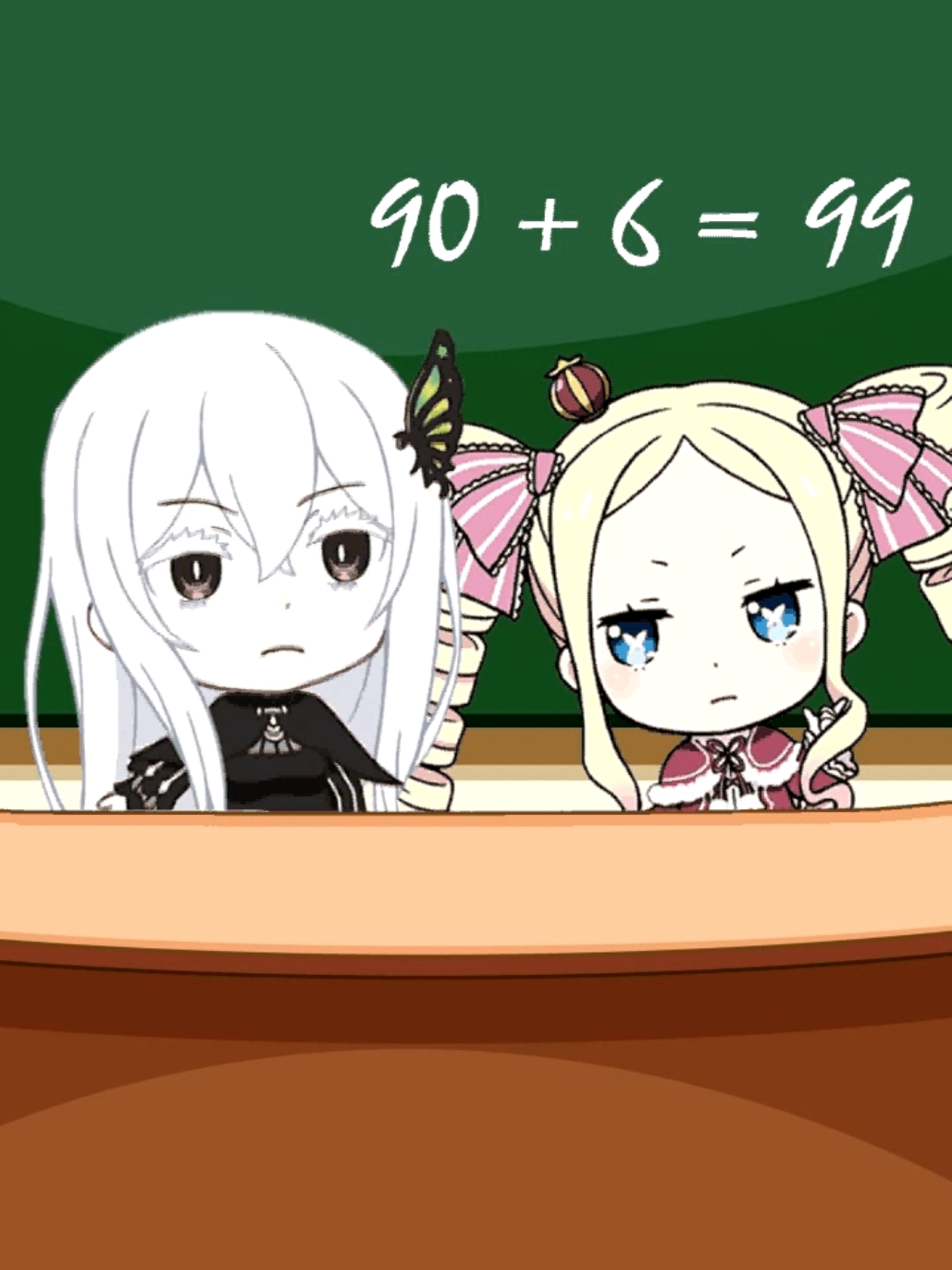 Echidna & Beatrice - Beatrice's Math (Re:Zero)  #Echidna #Beatrice #ReZero #Anime #Characters #Animation 