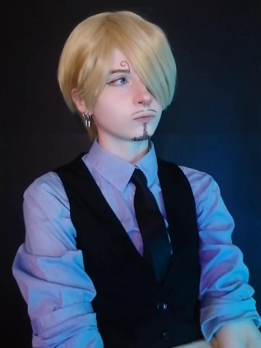 Sanji is unreasonably pretty actually~ Duets welcome 🖤 #sanji #sanjicosplay #CapCut 