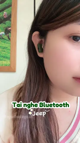 Tai nghe Jeep Bluetooth mang cảm giác thoải mái, không đau tai, khử ồn, phong cách quân đội nhỏ gọn✨ #tainghebluetooth  #tainghejeep  #tainghechongon #tainghechongnuoc  #thinhhanh #viral  #ngocthanhngo #tinireview 
