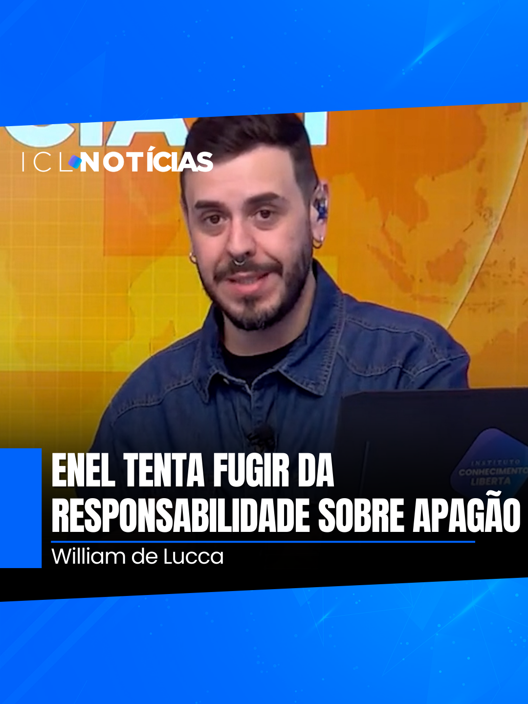 Enel culpa fios de energia por apagão. Lei de 2005, não cumprida por concessionárias, determinou enterramento da fiação Veja mais no Portal ICL Notícias: https://www.iclnoticias.com.br