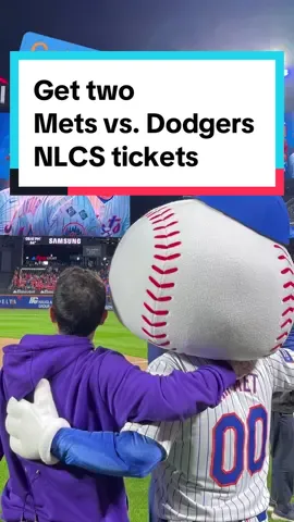 See you at the game! 🎟️⚾️ #mets #mlbplayoffs #mlbtiktok #playoffs #tickets 