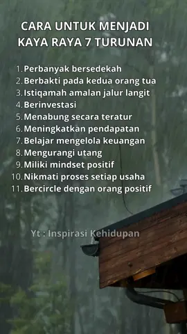 Cara Menjadi Kaya 7 Turunan #motivasi #motivation #katakatabijak #katakatamotivasi #katakatamutiara #katabijak #katakatabijak 