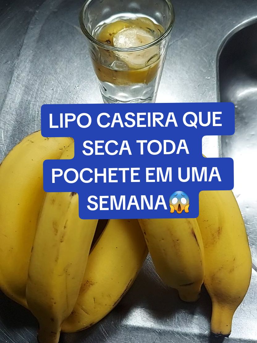 RECEITA GRÁTIS NO LINK PRETO DA BIO. . . #emagrecimento #emagrecer #chadebanana #2ingredients #receitasgratis#secabarriga #fyp 