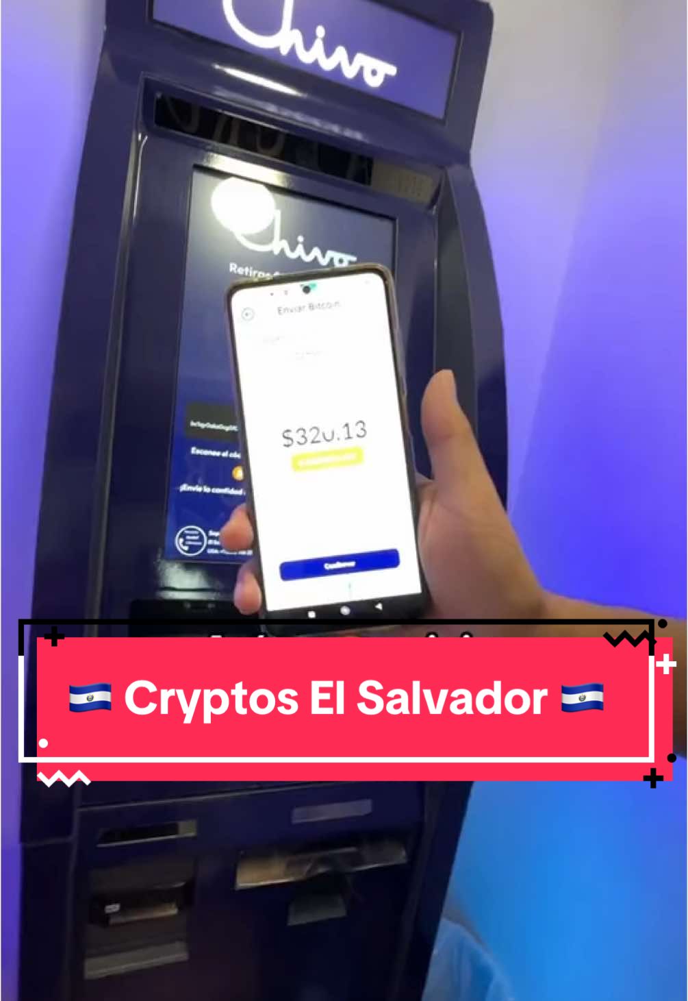 Asi suena vivir de las criptomonedas en El Salvador 🇸🇻 #chivowallet #bitcoin #retiro #ganancias #cajeroautomatico #atm #ricky #wichitosv #leygitana #vengaterenga 