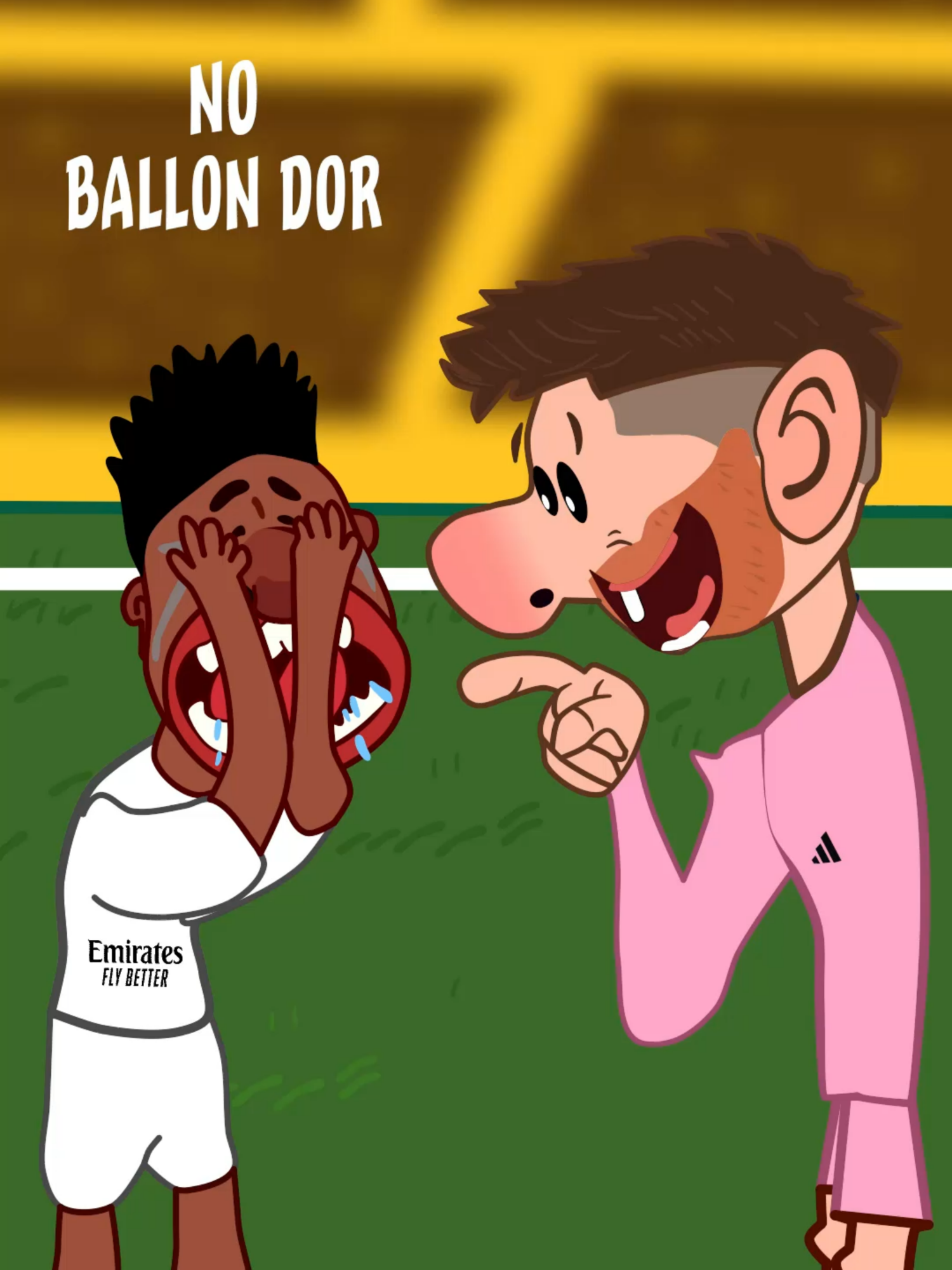 Vini dream ballon d'or🌕 but there is surprise form Messi 😲 #vinijr #messi #BallondOr