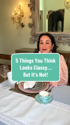 5 things you may be doing that you think look classy, but its actually not! #classy #etiquette #etiquetterules #tableetiquette 
