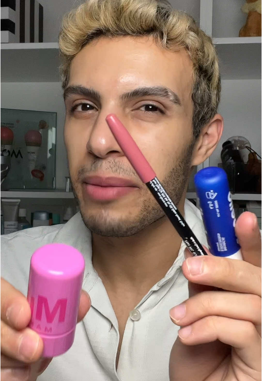 Replying to @rzmdd كيف اخلي شفايفي وردية ومتوحد اللون فيهم؟ Flormar waterproof lip liner (tender cream 229) @milkmakeup jelly tint (burst) @labello classic lip balm #توريد_شفايف #شفايف_وردية #ليب_كومبو #naturallipcombo #lipliner #lipstain #naturallips #tiktoksalon