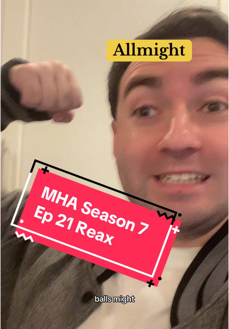 My Hero Academia - Season 7 Ep 21 Reax #fyp #otaku #weeb #mha #bnha #allmight #allforone 