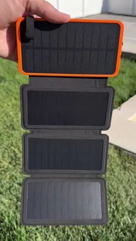 Genius Amazon finds you might actually need! This solar power bank is amazing. #genius #gadgets #amazon #founditonamazon #travel 