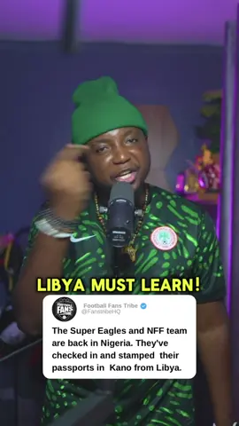🇳🇬 🙌🏽 Libya really thought they would get away with this 🤦🏽‍♂️ // Super Eagles Team and NFF staff are back In Naija safe and sound  #africanfootball #sportsontiktok #tiktoknigeria #naijatiktok #levelupafrica 