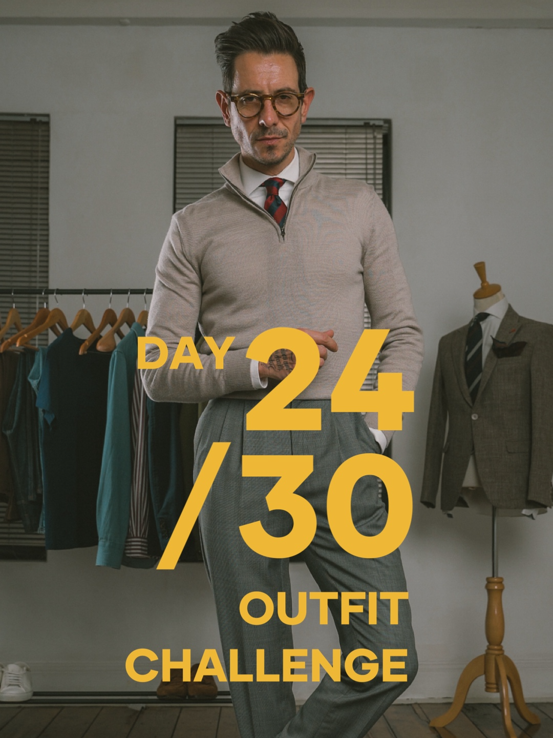 24/30 - BUSINESS CASUAL WORK OUTFIT A limited wardrobe is how to be good at styling clothes. As we enter the last 7 days of our 30 Day challenge, we enter our “layering” era 😂 wish me luck for coming up with another 6 outfits! #30daysofoutfits #capsulewardrobe #mensfashiontips #mensstyle #TikTokFashion