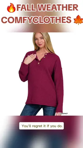 #falldealsforyou #comfy #comfyclothes #falloutfits #Henley #sweaterweather  #tiktokshopholidayhaul ##christmasgift #giftidea #giftsforher  #tiktokshopblackfriday #tiktokshopcybermonday