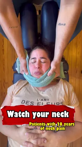 Patients with 20 years of neck pain #chiropractic #chiropractor #neckpain 
