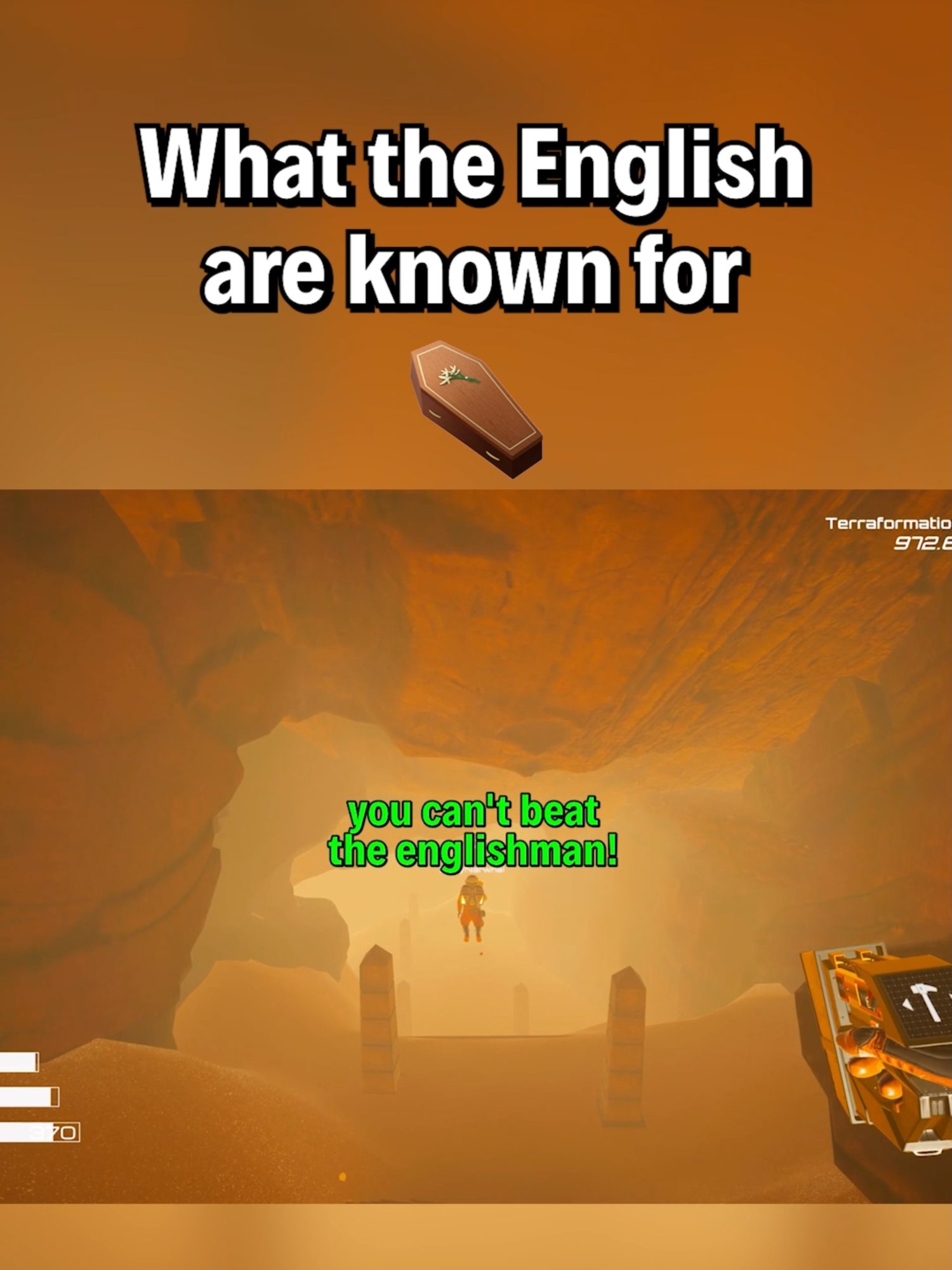 Who's the most English of them all? Game: The Planet Crafter #worstpremadeever #wpe #gaming #GamingOnTikTok #funnymoment #planetcrafter #theplanetcrafter #english #british