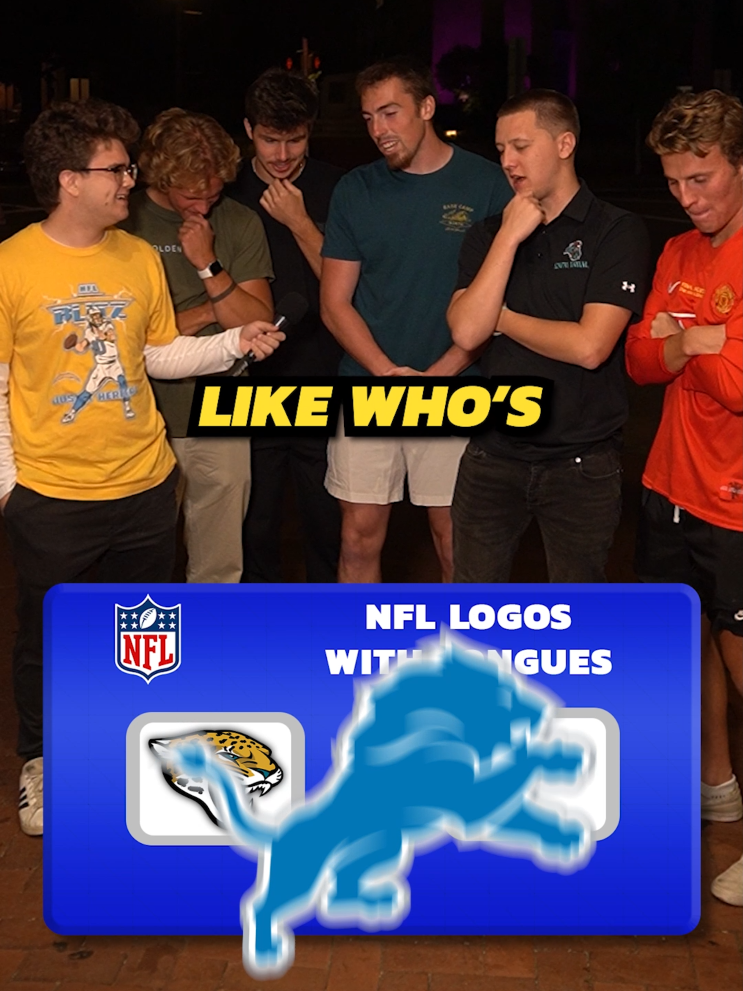 What NFL  Logos Have Tongues In Them?🤔 #nfl #nfltrivia #jaguars #rams #chargers #seahawks #lions #broncos #bears