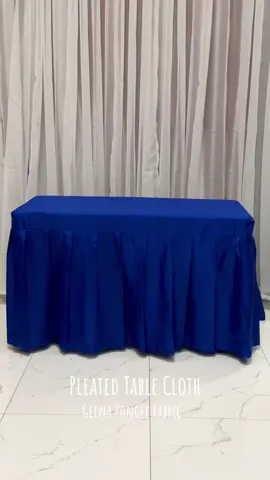 Pleated Table Cloth Buffet Table Cloth for Catering Banquet