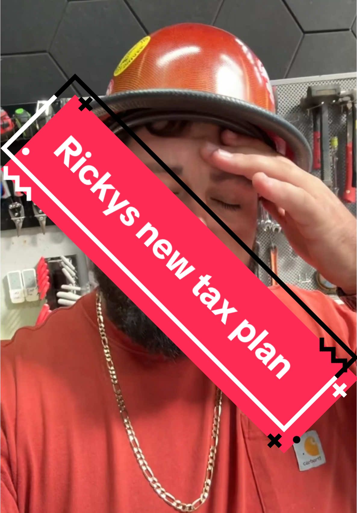 Rickys new tax plan #fyp #construction #rickyandtheboss #breadstickricky #bluecollar #roughneckroscoe #comedyshow #bluecollarcomedy #newguy #constructionhumor 