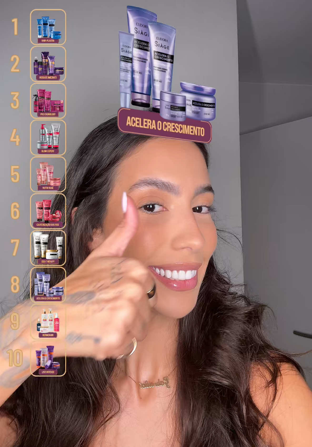 Finalmente um ranking das linhas de Siàge!!! Foi difícil mas acho que ficou bem fiel ao que eu acho hehe qual seria o top 1 de vocês? Lembrando que meu cupom “GABIRESGATE” da frete grátis + um mimo nas compras acima de 49 reais 💜 #EudoraSiageResgata *publicidade