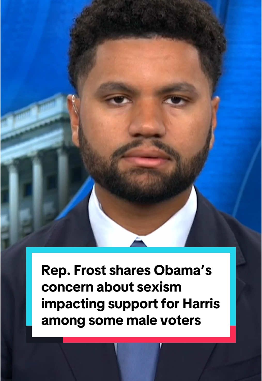 Rep. Maxwell Frost (D-FL) says he shares former President Obama’s concern about sexism impacting support for Harris among some male voters. “I think President Obama was just having some very serious tough talk, right, tough love,” Frost added. “He was speaking directly to young Black voters, young Black men specifically, and making sure that they understand [that] look, sometimes you have to take a step back and look at your own bias.” #news #politics #florida #genz #BlackTikTok #election2024 #vote #harris #obama 