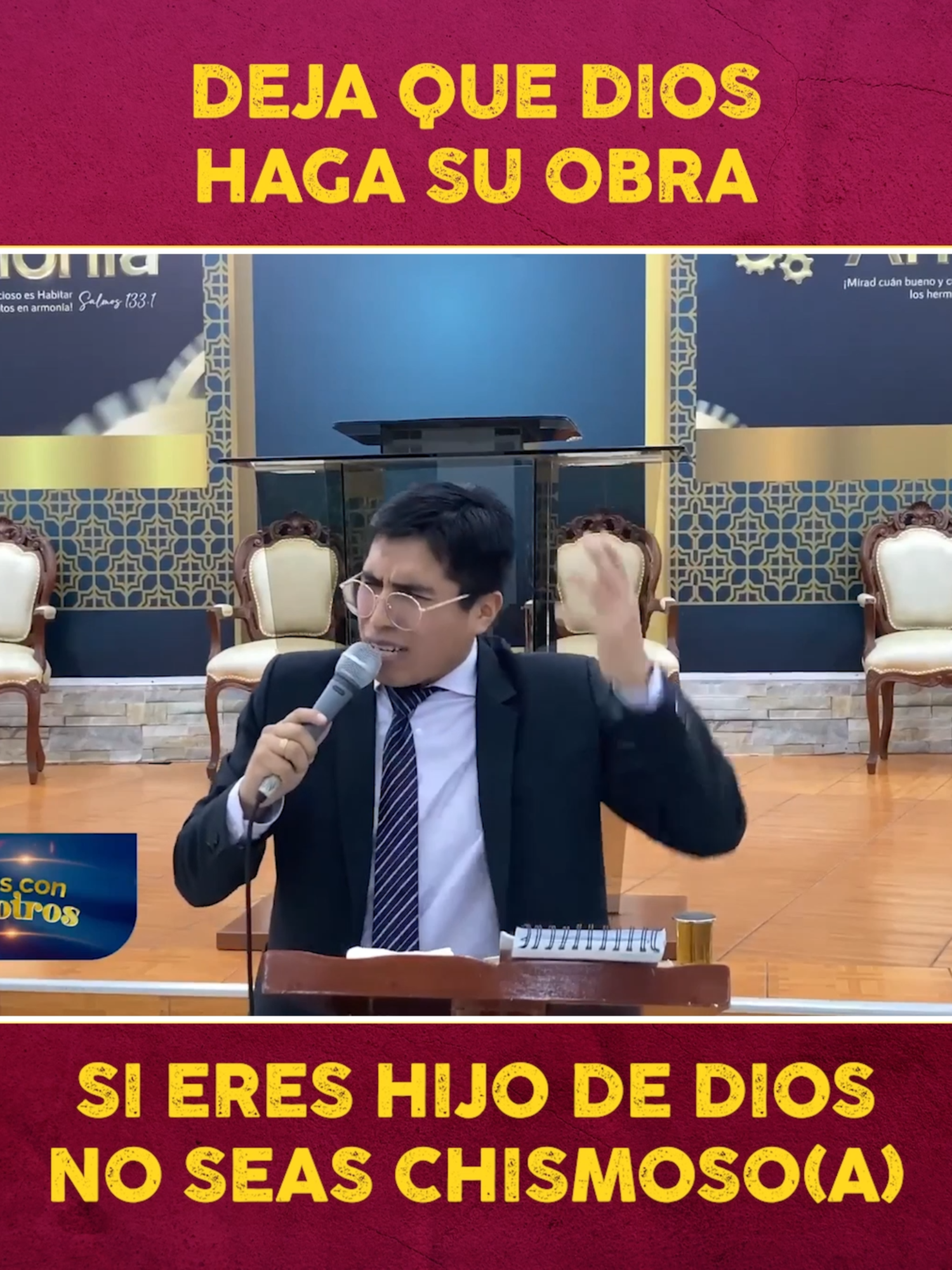 DEJA QUE DIOS HAGA LA OBRA, NO SEAS CHISMOSO(A) #reflexion #palabradedios #palabradevida #dios #biblia #fe #paz #viraltiktokvideo #viral_video #video #parati #cristiano #tik_tok