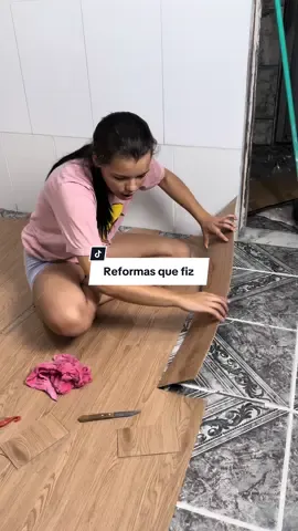 Todas as reformas que eu fiz na casa alugada do meu sogro #reforma #papeldeparede #casaalugada #inquilino #envelopamento 